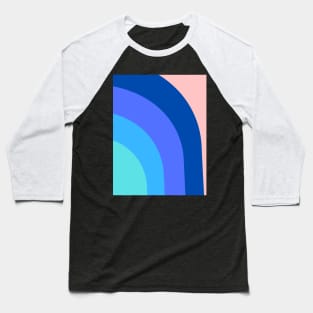 Boho ocean colors rainbow pattern Baseball T-Shirt